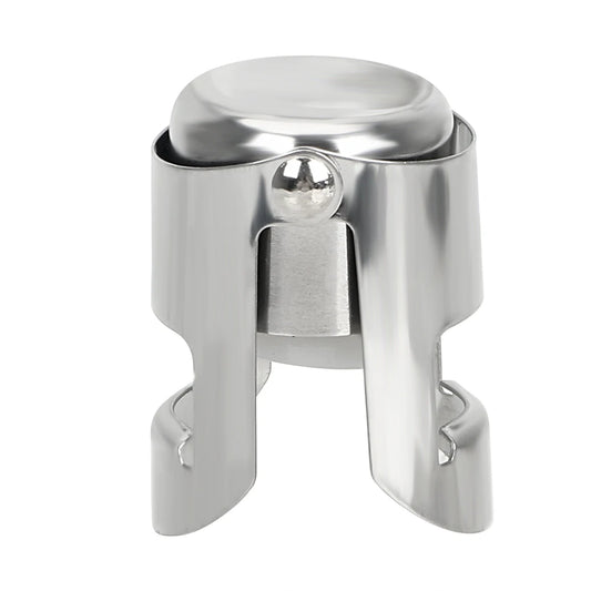 Wine Bottle Stopper Wine Beer Bottle Cork Plug Stainless Steel Champagne Sparkling stopper Bar Tools 1PC Sealing Bottle Cap