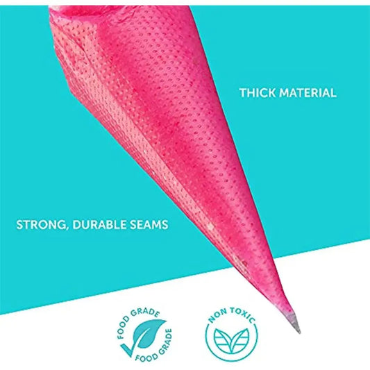 200pcs Anti Burst Piping Bags Icing Piping Bag Birthday Cake Making Pastry Bags Package Kitchen Baking Supplies